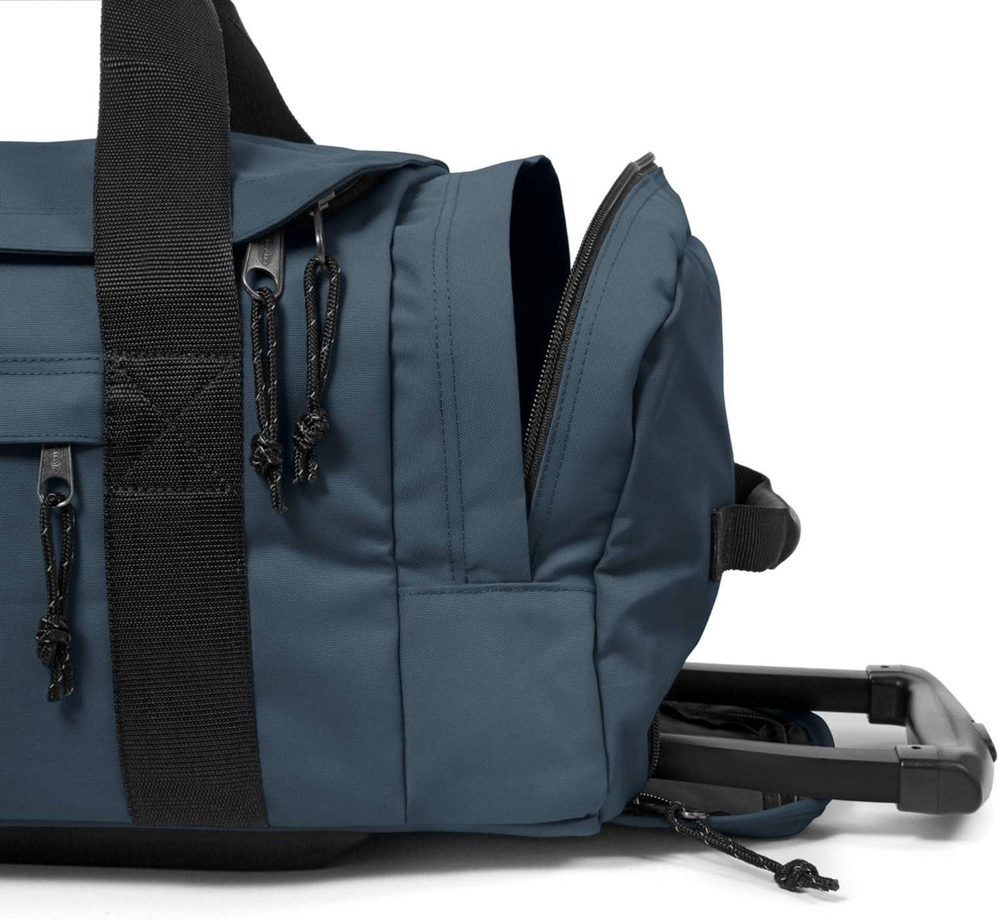 Eastpak Leatherface Unisex Luggage with Wheels, Ocean Blue - STREET STYLE