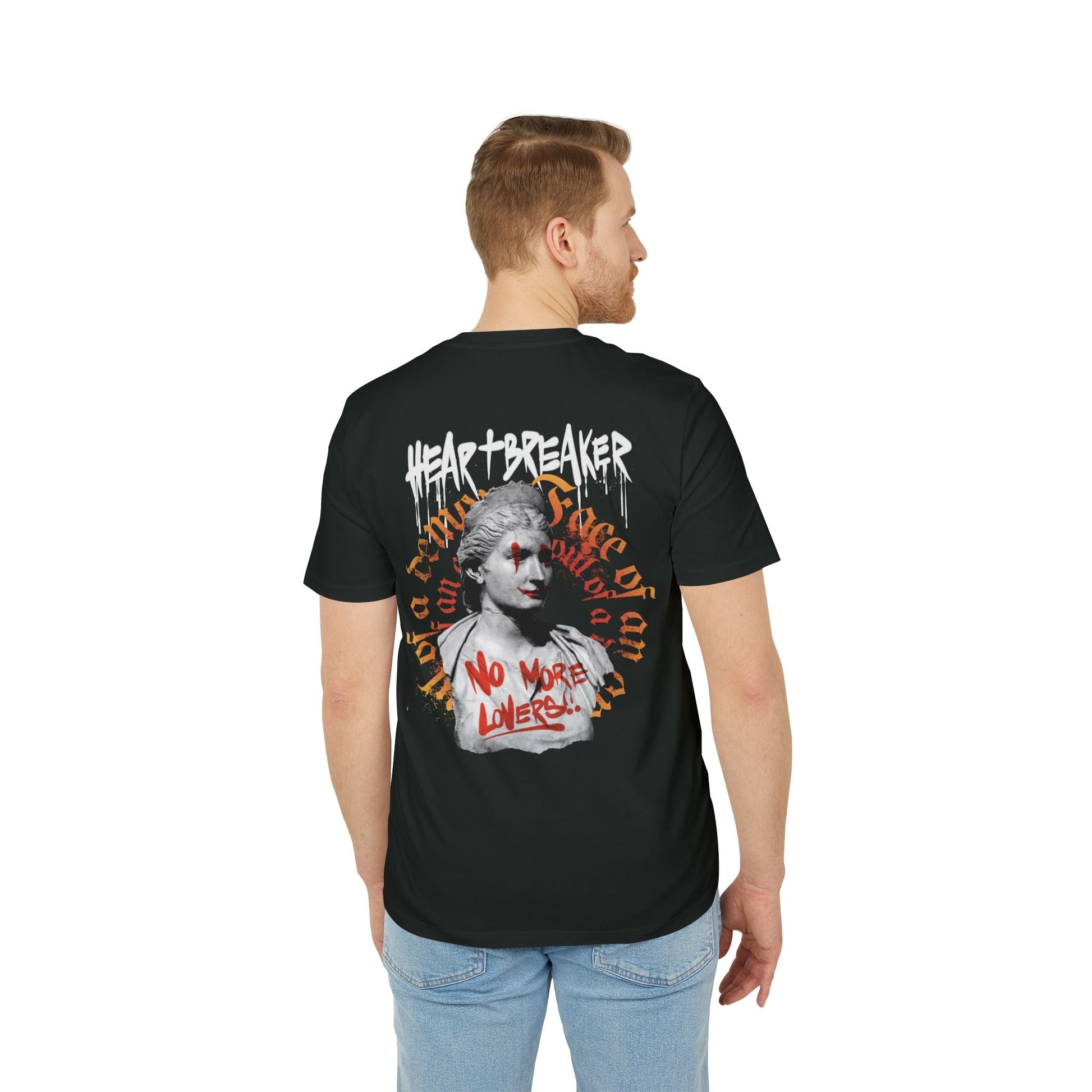 Heartbreaker No more Lovers - Gods Way - Premium Bio Unisex T-Shirt - Back Print-4