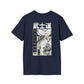 Ninja Attack - Samurai Manga - Unisex T-Shirt - Back Print-2