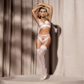 Sheer Lace 3 Piece Lingerie Set Mapale Grace-4