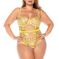 Sheer Mesh Bodysuit Mapale Daisy Bliss-2