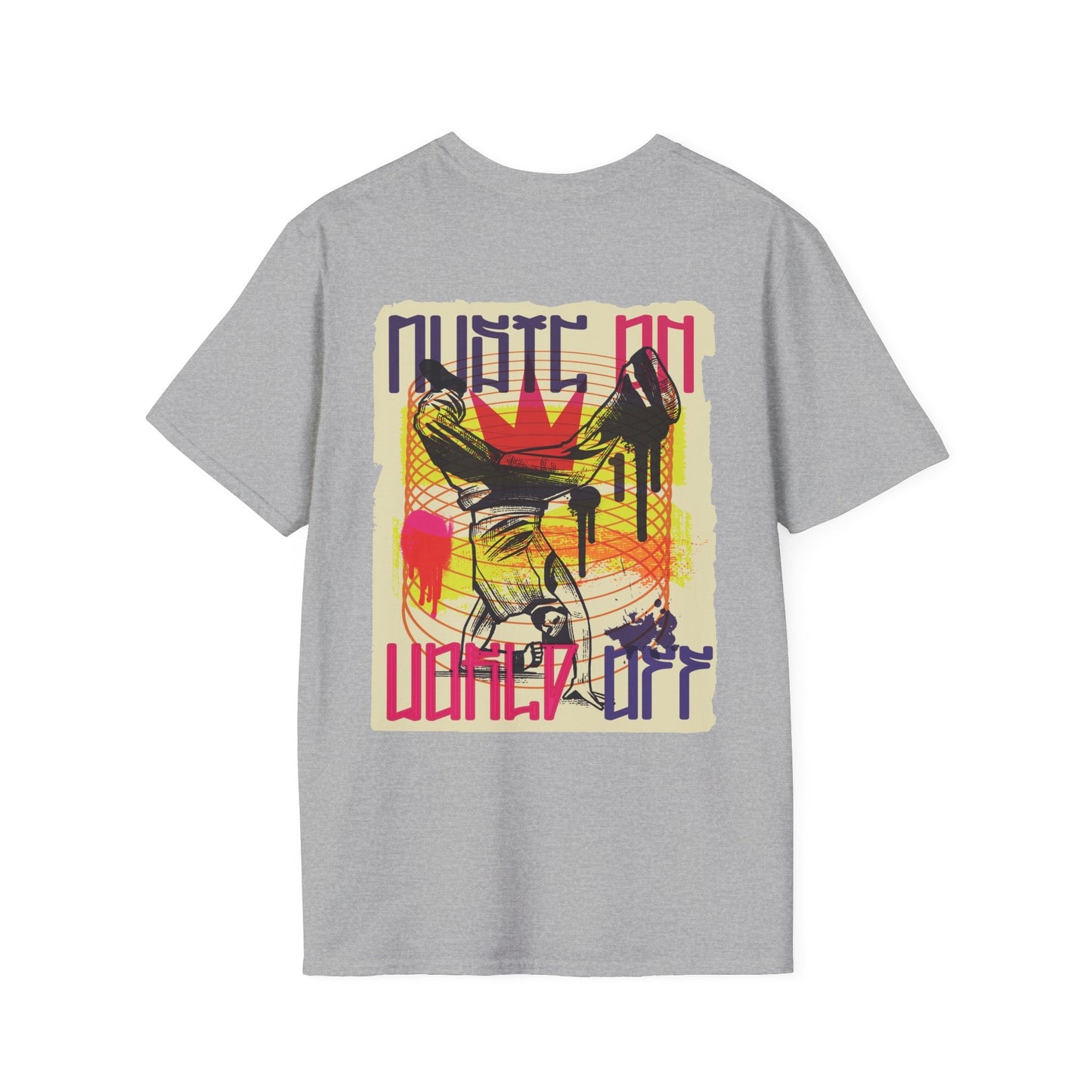 Breakdance - Urban Graffiti - Unisex T-Shirt - Back Print-4