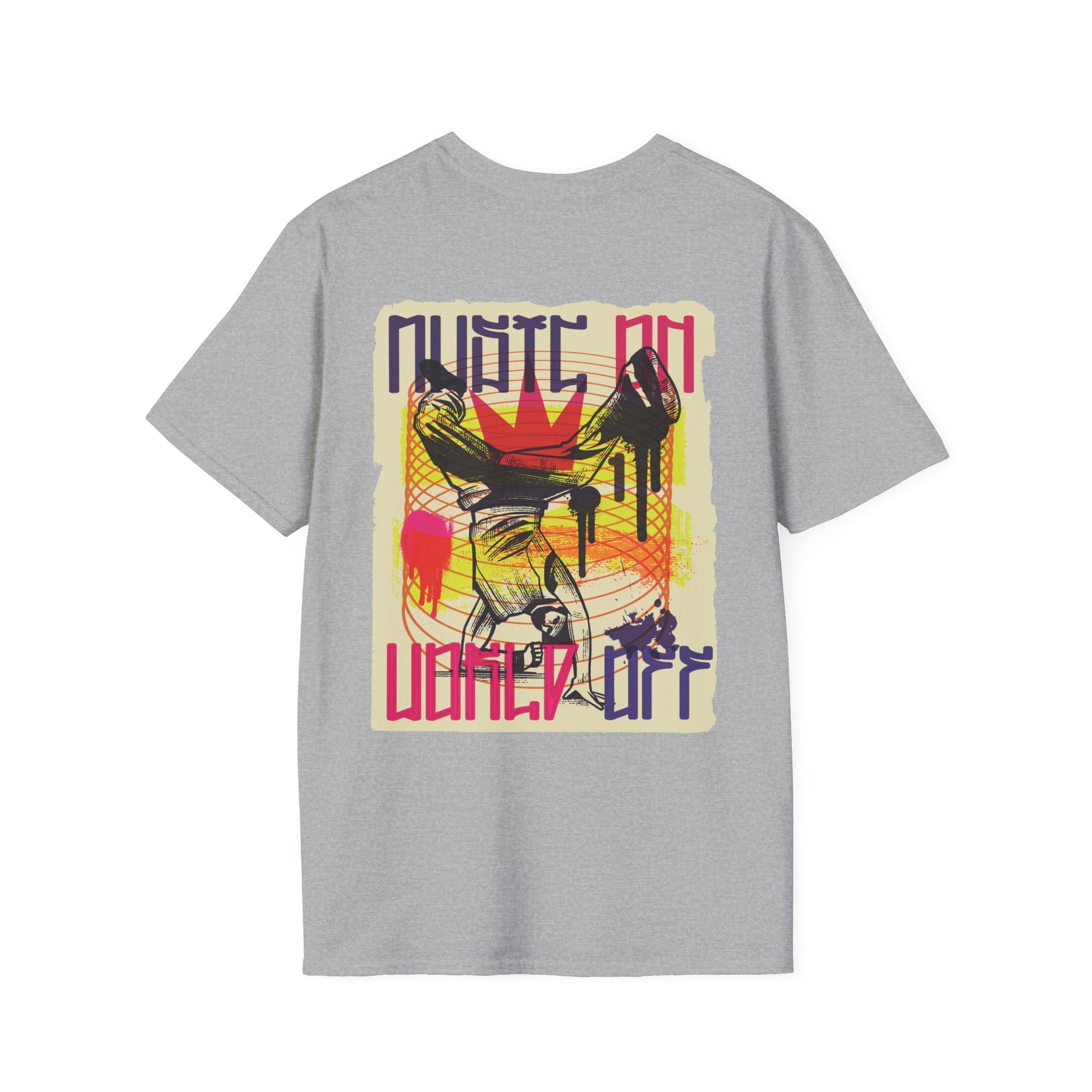 Breakdance - Urban Graffiti - Unisex T-Shirt - Back Print-4