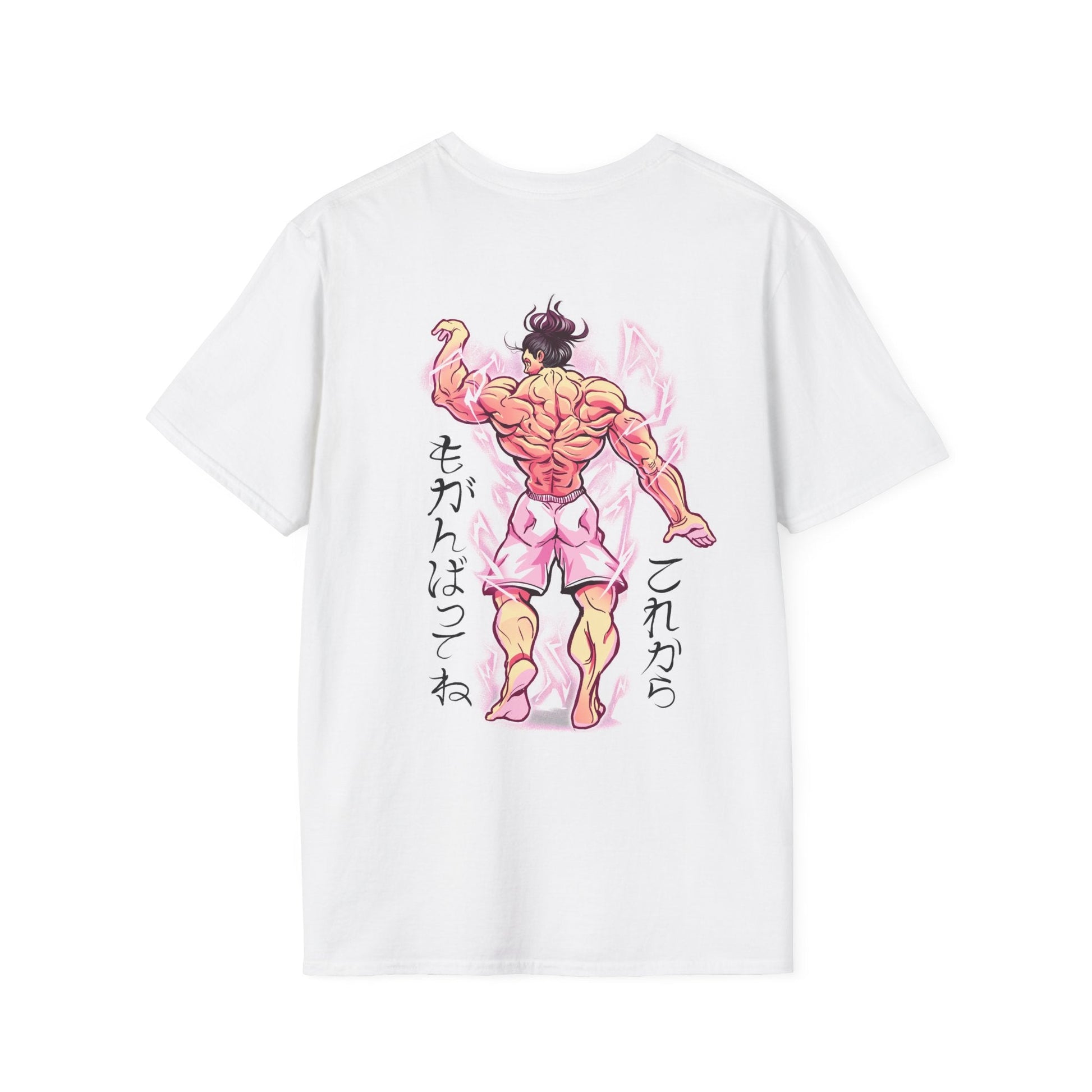 Baki Bodybilder - Anime World - Unisex T-Shirt - Back Print-3