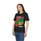 Alligator with Gun - Comic Mafia - Premium Bio Unisex T-Shirt - Front Print-2