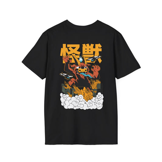 Baphozilla - Kaiju Monster - Unisex T-Shirt - Back Print-0