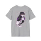 Anime Bored Girl - Anime World - Unisex T-Shirt - Back Print-4
