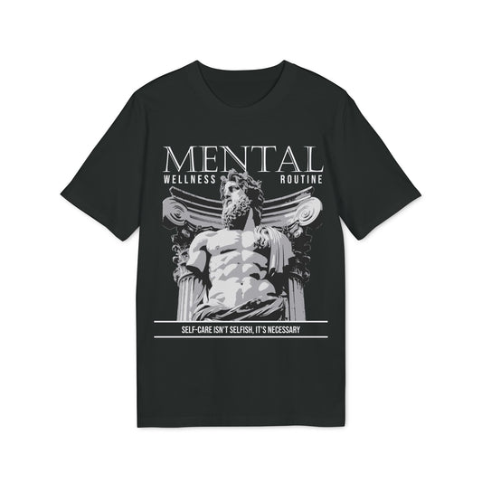 Mental Wellness Routine - Gods Way - Premium Bio Unisex T-Shirt - Front Print-0