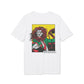 Boss Lion in Car - Comic Mafia - Premium Bio Unisex T-Shirt - Back Print-6