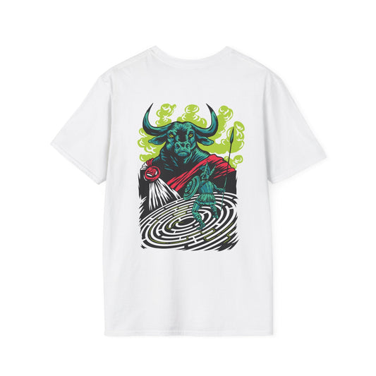Minotauro - Greek Mythology - Unisex T-Shirt - Back Print-0