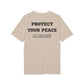 Protect Your Peace Always - See the Way - Premium Bio Unisex T-Shirt - Back Print-7