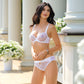 Bridal Sheer Lace Demi Cup Bra Roza Anuk White-4
