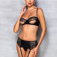 Sexy Open Cup Bra & Sheer Lace Garter String Set Passion Astrida-4