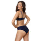 Semi-Sheer Bikini Panty Coco Navy Blue-3