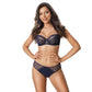 Semi-Sheer Bikini Panty Coco Navy Blue-2