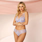 Sheer Mesh Lace Plunge Bra Melisa-2