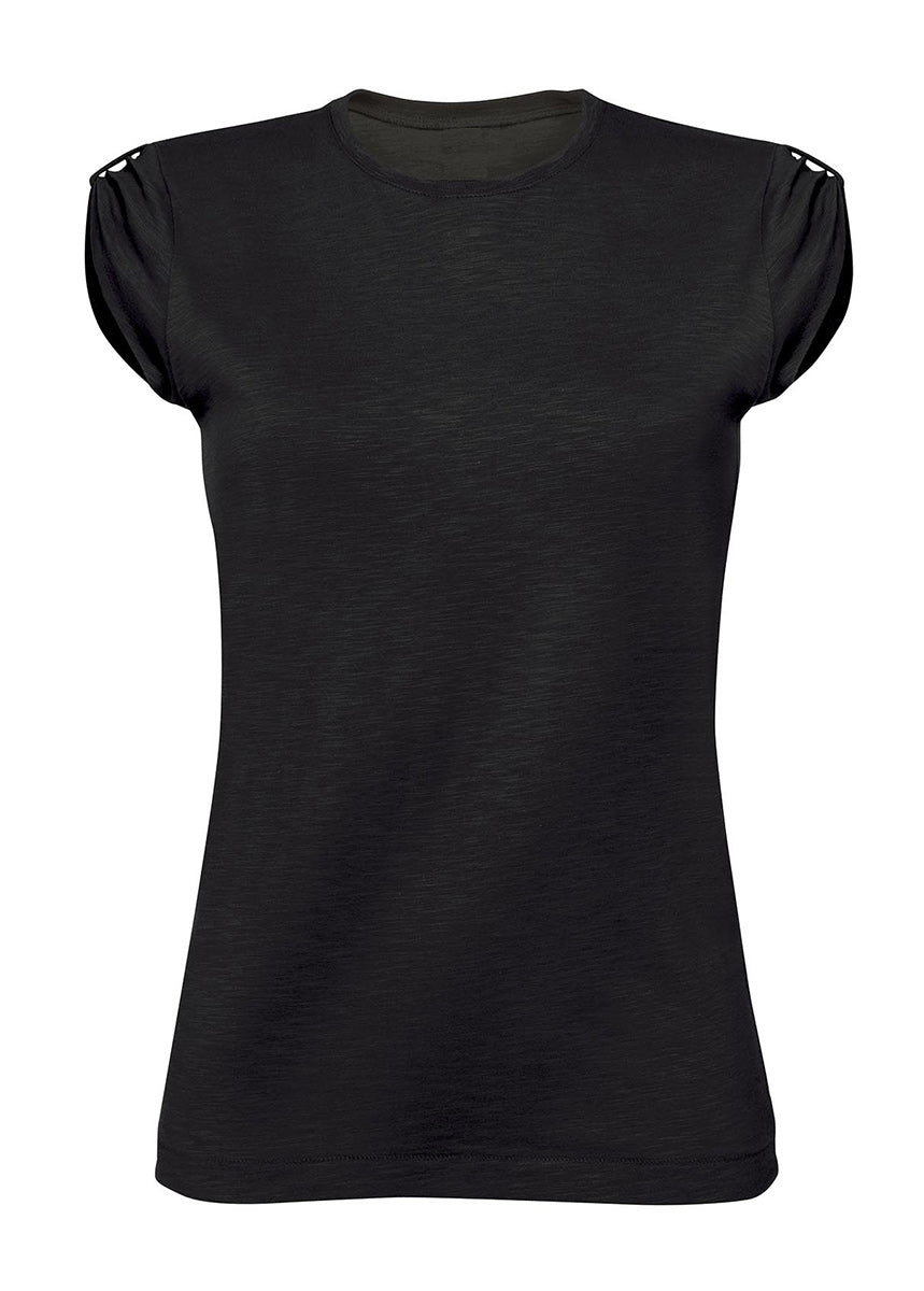 Personalizza T-shirt Slub Lady Donna 100% Cotone Fiammato BS