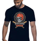 Baseball Skull Motor Tattoo 9052 T-shirt Urban Men Uomo 100% Cotone Pettinato JK STREET STYLE