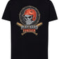 Baseball Skull Motor Tattoo 9052 T-shirt Urban Men Uomo 100% Cotone Pettinato JK STREET STYLE