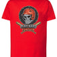 Baseball Skull Motor Tattoo 9052 T-shirt Urban Men Uomo 100% Cotone Pettinato JK STREET STYLE