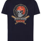 Baseball Skull Motor Tattoo 9052 T-shirt Urban Men Uomo 100% Cotone Pettinato JK STREET STYLE