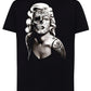 Biface Marilyn Monroe Skull Zombi Tattoo 9018-4 T-shirt Urban Men Uomo 100% Cotone Pettinato JK STREET STYLE