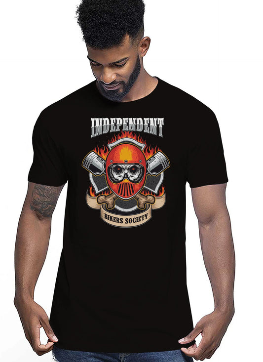 Biker Society Motor Tattoo 9039 T-shirt Urban Men Uomo 100% Cotone Pettinato JK STREET STYLE