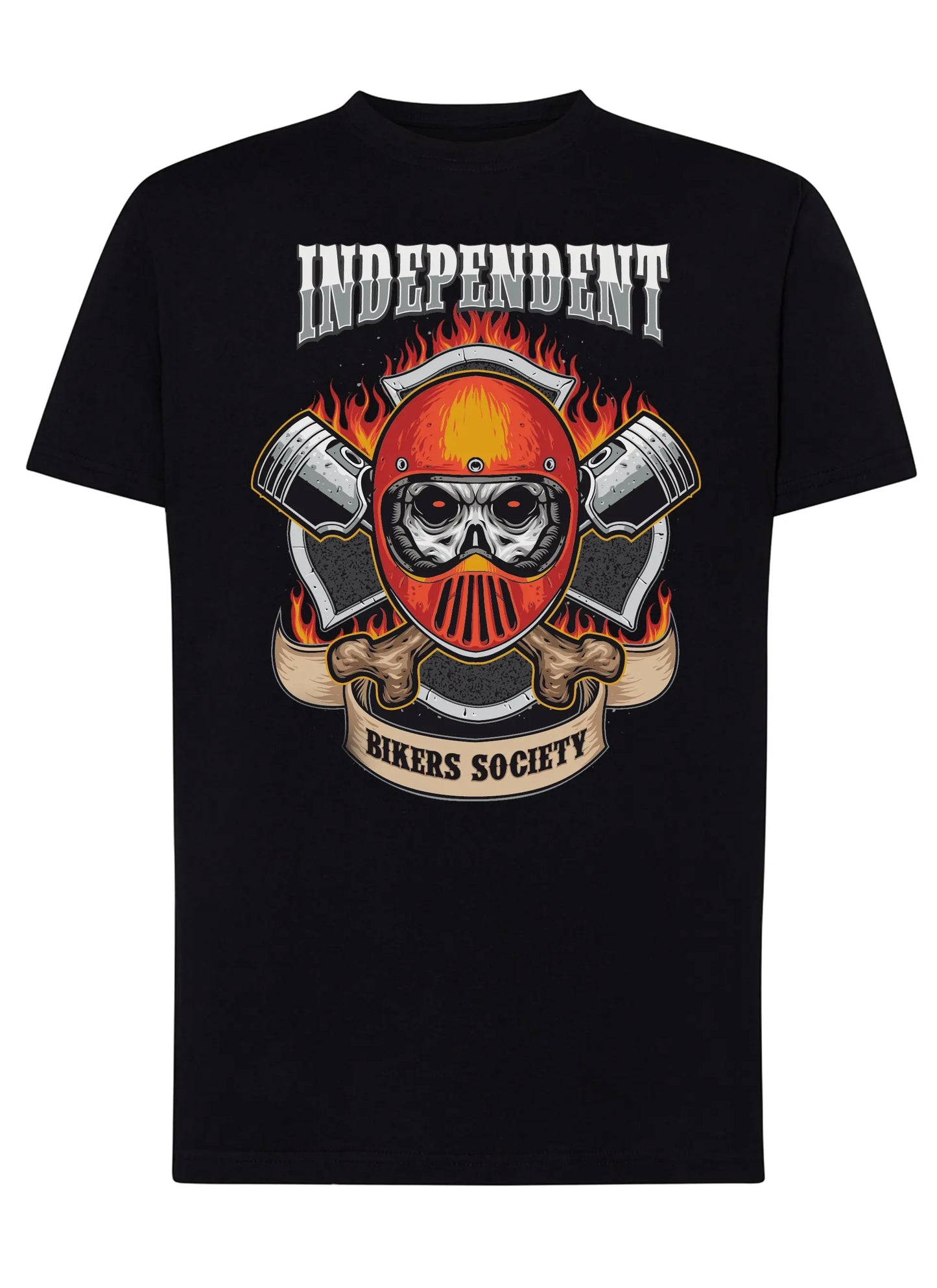 Biker Society Motor Tattoo 9039 T-shirt Urban Men Uomo 100% Cotone Pettinato JK STREET STYLE