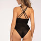 Sheer Mesh Deep Cleavage Bodysuit Unikat Kamala-1