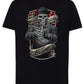 Born As Killer Motor Tattoo 9040 T-shirt Urban Men Uomo 100% Cotone Pettinato JK STREET STYLE