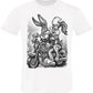 Bugs Motore e auto Fumetti Cartoons 2075-3-4 T-Shirt Urban Men Uomo 100% Cotone Fiammato BS STREET STYLE