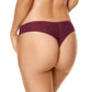Sheer Mesh Thong Panty Gorteks Coco Burgundy - STREET STYLE