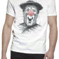 Clown Naso rosso Stilizzato Color  18-65 T-shirt Urban Slub Men Uomo 100% Cotone Fiammato JK STREET STYLE