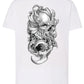 Cruss Skull Zombi Silizzato Tattoo 9013 T-shirt Urban Men Uomo 100% Cotone Pettinato JK STREET STYLE