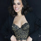 Lace Strapless Bustier Dominique Estrada Black-3