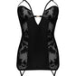 Delicate Lace & Velvet Chemise Beauty Night Xiomara-3