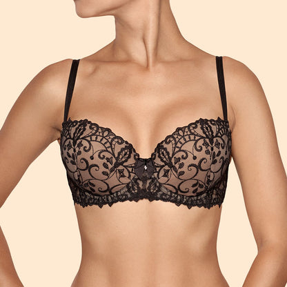 Sexy Lace Padded Push Up Bra Ajour Dolce-0
