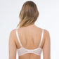 Sheer Mesh Embroidered Balconette Bra Donna - STREET STYLE