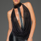 Wetlook Open Back Catsuit Bad Girl-2