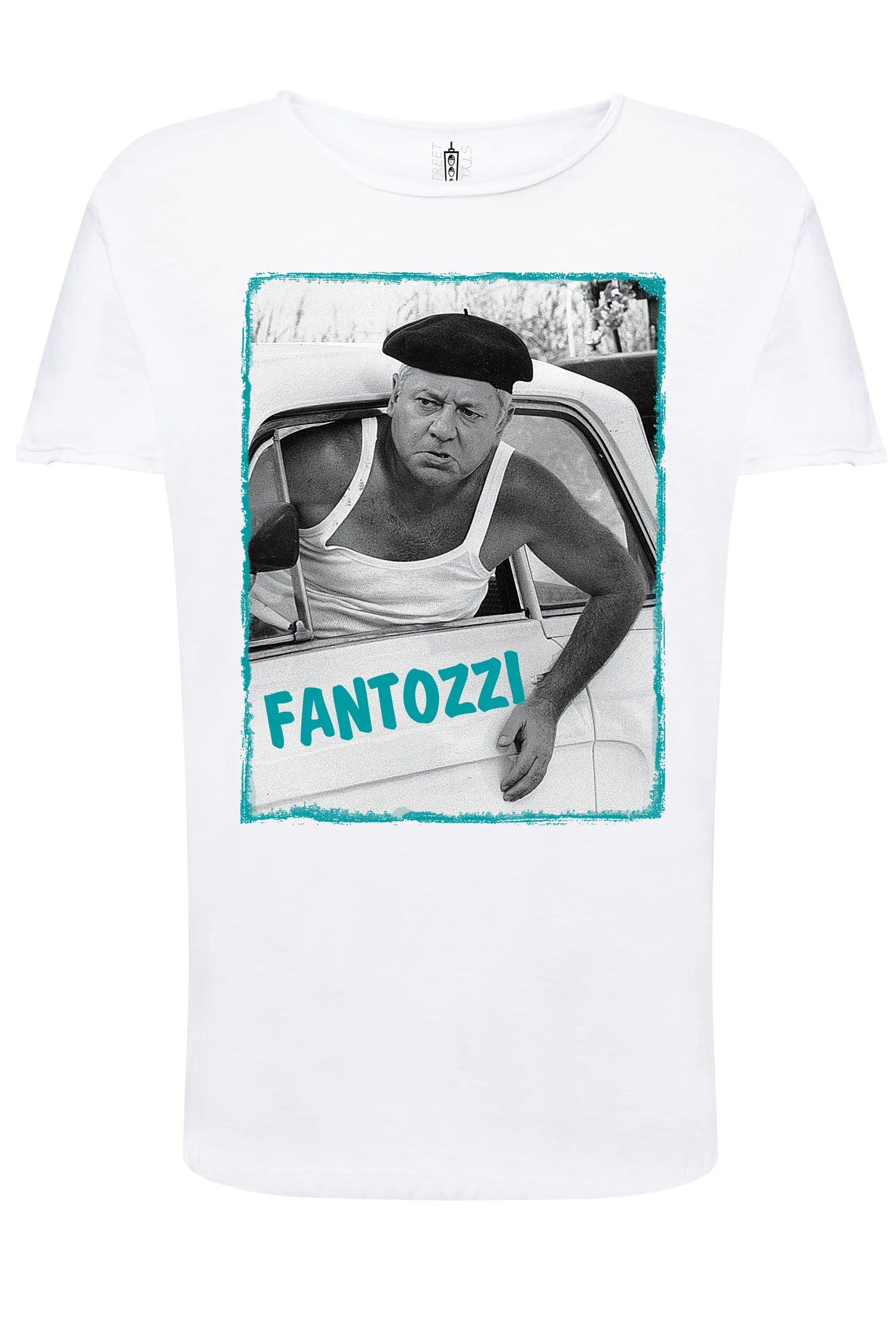 Fantozzi The Legend Cinema Attore Comico Soggetto 18-96 T-shirt Urban Slub Men Uomo 100% Cotone Fiammato BS STREET STYLE