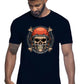 Football Skull Motor Tattoo 9041 T-shirt Urban Men Uomo 100% Cotone Pettinato JK STREET STYLE