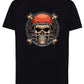 Football Skull Motor Tattoo 9041 T-shirt Urban Men Uomo 100% Cotone Pettinato JK STREET STYLE