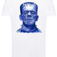 Frankenstein Blu The Legend Cinema Attore Comico Soggetto 18-97-2 T-shirt Urban Slub Men Uomo 100% Cotone Fiammato BS STREET STYLE