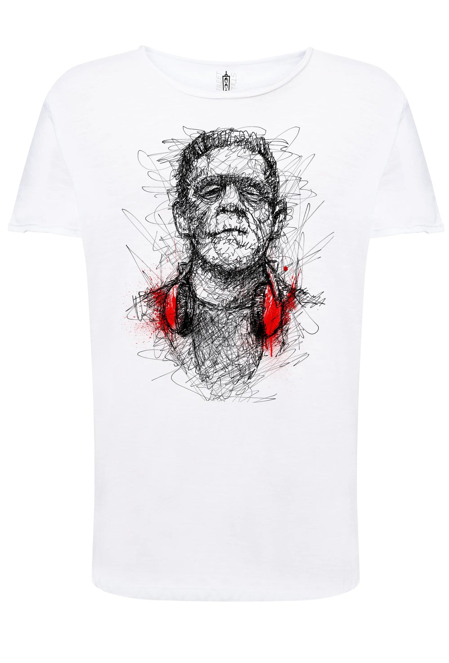 Frankenstein The Legend Cinema Attore Comico Soggetto 18-97 T-shirt Urban Slub Men Uomo 100% Cotone Fiammato BS STREET STYLE