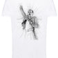 Freddy Mercury Color Artistico Stilizzato 18-58 T-shirt Urban Slub Men Uomo 100% Cotone Fiammato JK STREET STYLE