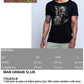 Freedom Tattoo Skull 9050-16 T-shirt Urban Slub Men Uomo 100% Cotone Fiammato JK STREET STYLE