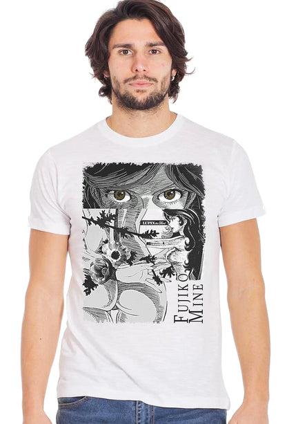 Fujiko Mine di Lupin Sexy Cartoons 2072 Urban Slub Men Uomo 100% Cotone Fiammato BS STREET STYLE