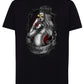 Girl Skull Motor Tattoo 9060 T-shirt Urban Men Uomo 100% Cotone Pettinato JK STREET STYLE