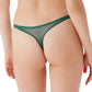 Gossard Glossies Lace Jade Sheer Mesh Thong Panty-1