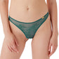 Gossard Glossies Lace Jade Sheer Mesh Thong Panty-0